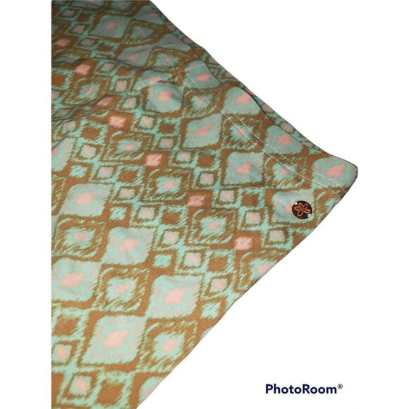 MATILDA JANE 435 Print It Cropped Leggings Size 12 Knit Zip Ankle Stretch - Picture 4 of 9